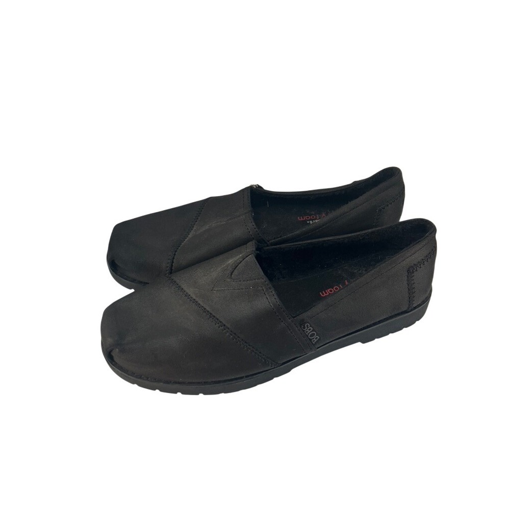 Skechers Women's Black Slip-On Casual Flats